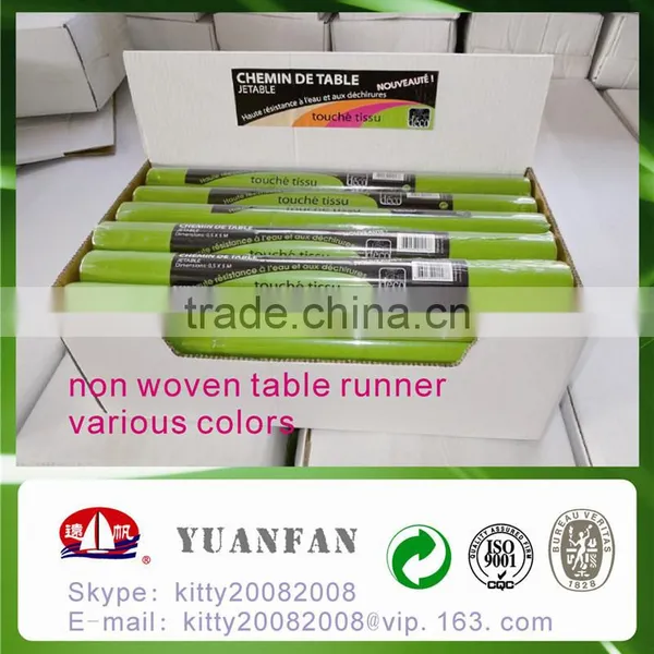 BSCI PASS--Top Quality Spunbond Non Woven Table Cloth / Table Runner photo-4