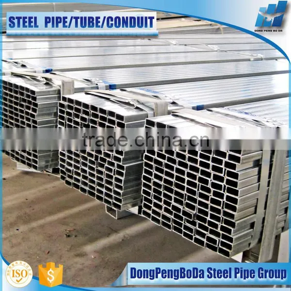 Pre Galvanized 20*30*1.0mm GP Steel Pipe Hollow Section photo-2