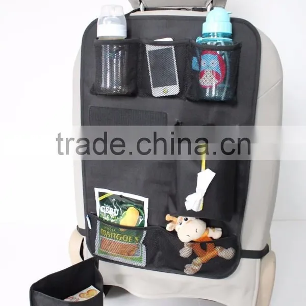 Backseat Organizer for Kids Car Back Seat Organizer With Tissue Holder and Removable Pocket photo-5