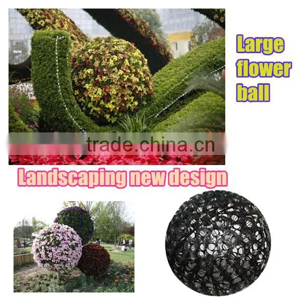 Garden Decoration Vertical Garden Materials Flower Ball Planters photo-4