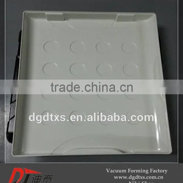 Custom Design White and Black Plastic Oblate Rectangle Suitcase photo-4