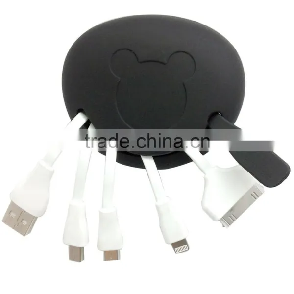 Custom Printed 4 in 1 Multiple Use USB Charging Cable for Data/syn Compatible With Ipad/iphone 4/6/5s/Samsung/Mp4 photo-3