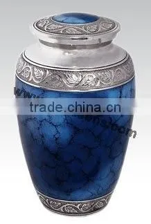 Metal Fancy Urns | Brass New Design Metal Urns | Burial Urns for Sale | Cheap Urns photo-2