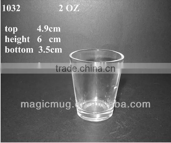 Customized Logo 3oz Color Changing Glass Shot Glass for Promot photo-4