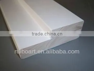 Gesso White Primed Skirting Board for Buidling Decoration MDF Board photo-6