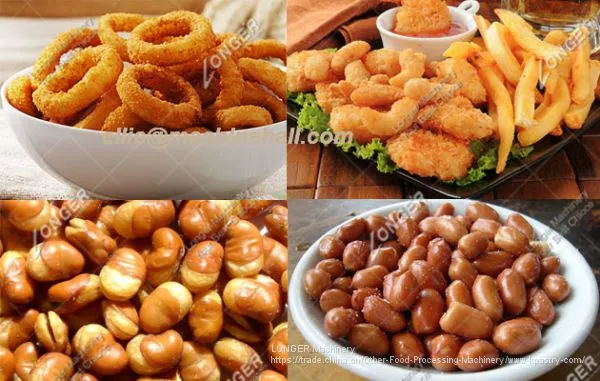 Double Tanks Nuts Fryer Machine photo-2