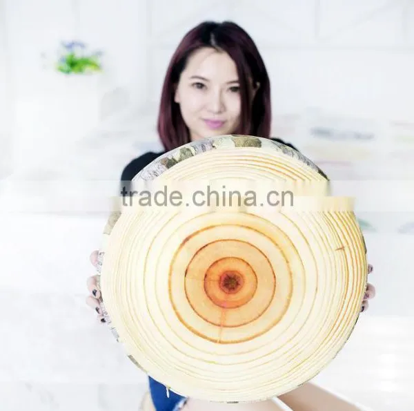 New Arrival Wooden-liked Sofa Cushion/pillow Round Shaped photo-5