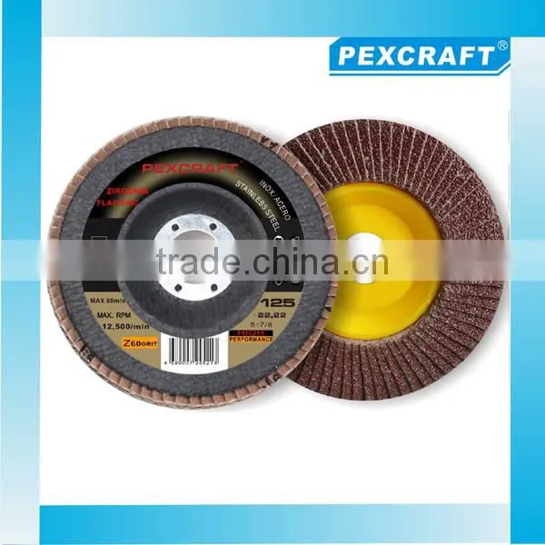China Supplier Pexcraft T27 115mm Flap Disc for Stainless Steel Polishing photo-2