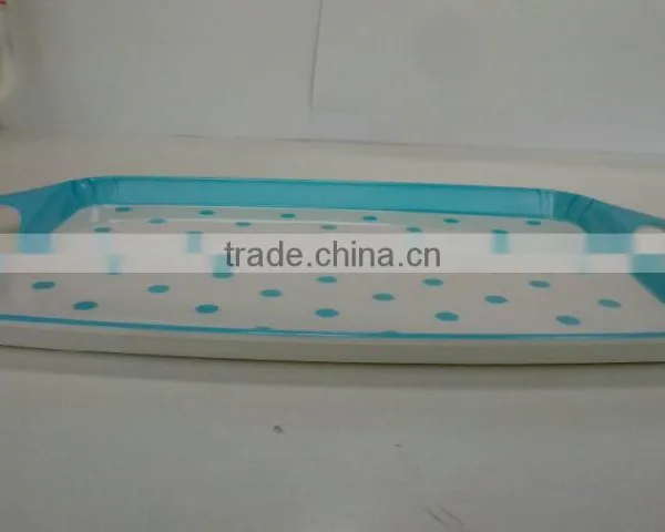 Melamine Tray With Double Handle C3007 photo-3