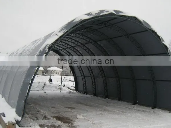 Trussed Steel Frame Warehouse Tent , Airplane Hangar, Farm Equipment Storage Shelter photo-3