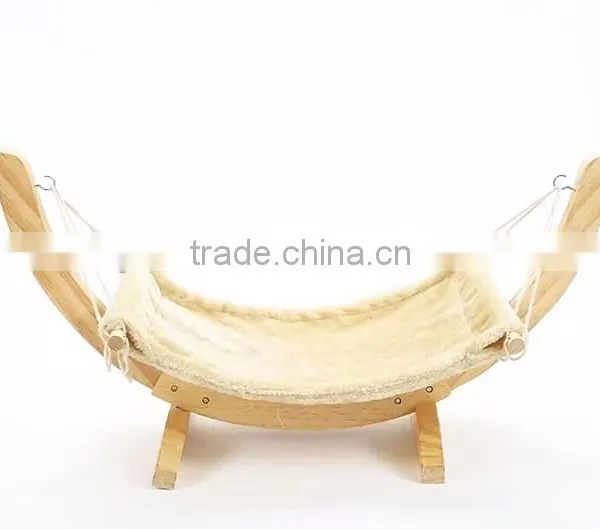 Cat Hammock With Wooden Frame /Wooden Hammock With Canopy photo-4