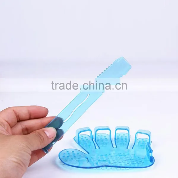 Top Quality Pet Dog Puppy Grooming Finger Glove Bath Massage Rakes Brush Cleaner photo-3