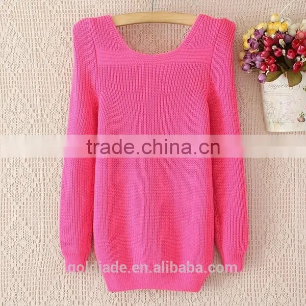 Latest Design Winter Sweater For Women Long Sleeve Colors Pullover Sweater Women,Wool Sweater