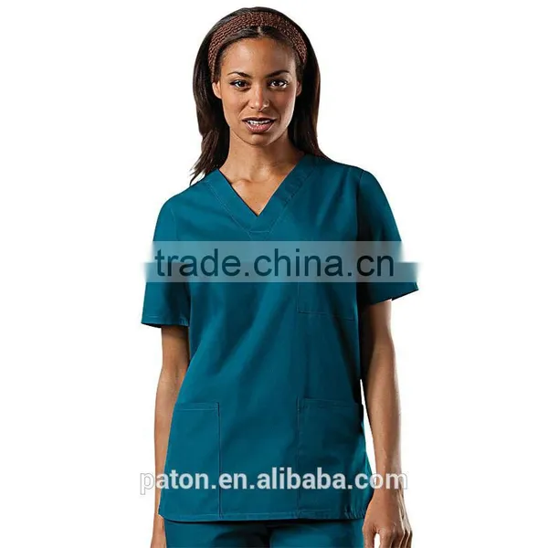100% Cotton New Design Fashionable Nurse Uniform For Hospital Worker MU-80 photo-2