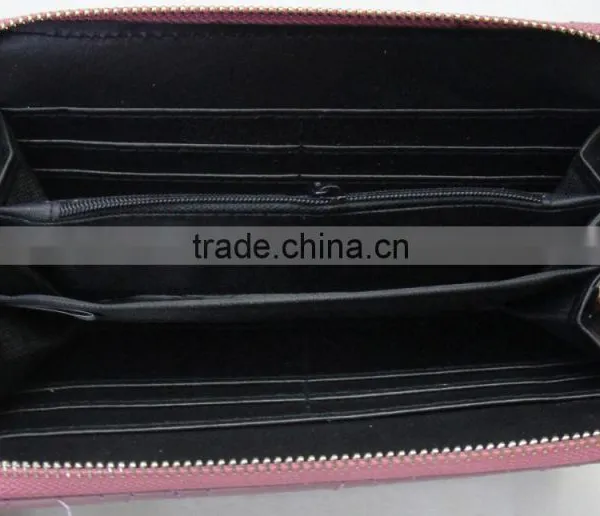 Hot Stripe PU Leather 2016 Lady New Popular Heart Wallet photo-5