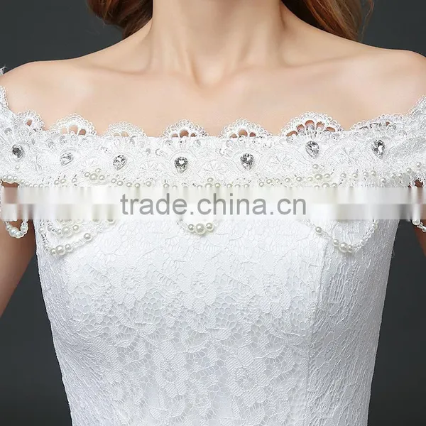 MGOO Customized Made High Quality Vintage Church Wedding Dress Romantic Bridal Speical Day New Models photo-6