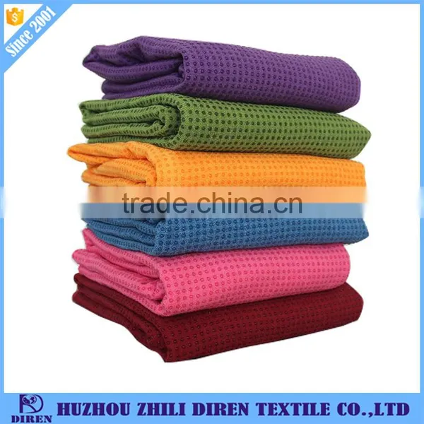 2017 Hot Sale Machine Washable Yoga Towel With Non-slip Silicone Dots Microfiber Towel photo-3