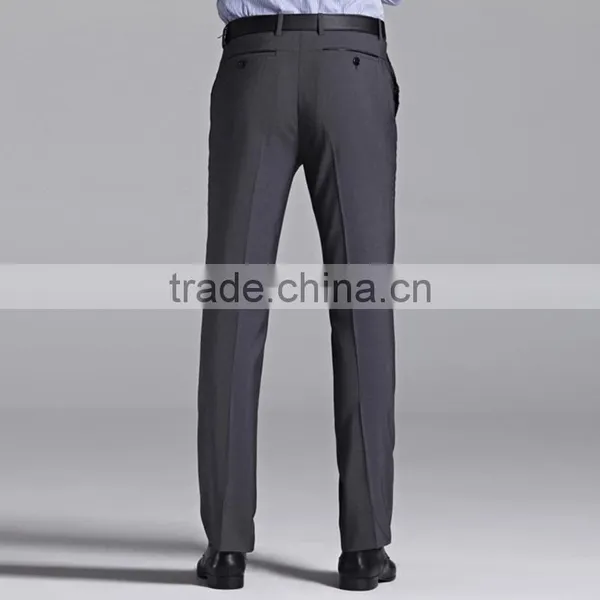 2016 Custom Factory Price Formal Grey Man Pants photo-3