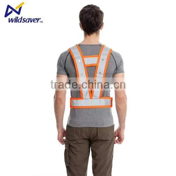 Safety LED Reflective Warning Vest for Traffic Police photo-6