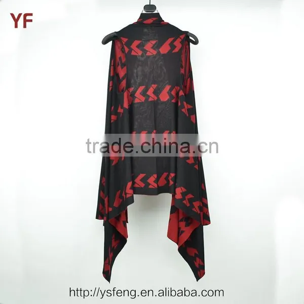 2016 New Designs Women Knit Ladies Poncho photo-2