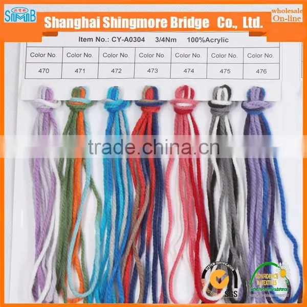 Knitting Yarn Factory From Online Shopping Yarn China Hot Sale Eco-friendly Acrylic Kniting Yarn photo-6