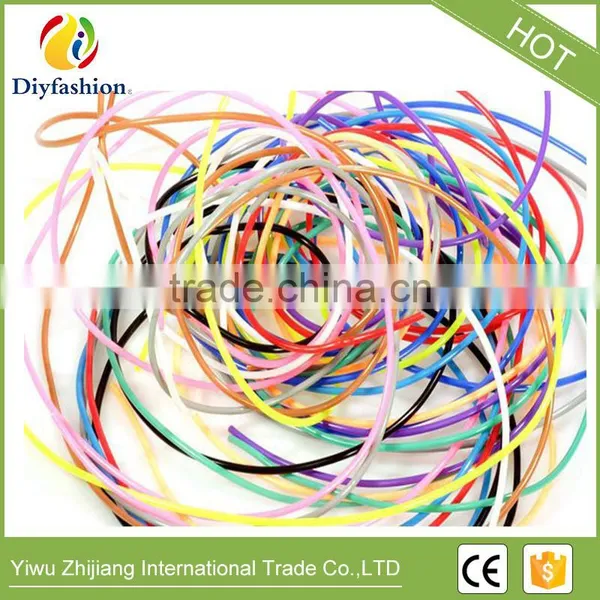 Hot Selling Box Set Roll DIY Round Hollow Knit Plastic PVC Scoubidou Strings photo-5
