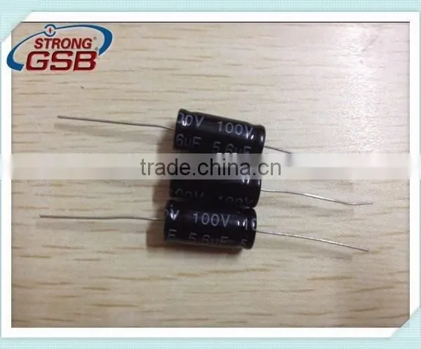 Horizontal Capacitor 5.6UF100Valuminum Electrolytic Capacitor Inventory Hot Sell High Quality photo-4
