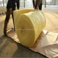 10kg/m3 Fiber Glass Wool Blanket Insulation for Flexible Duct Pipes photo-2