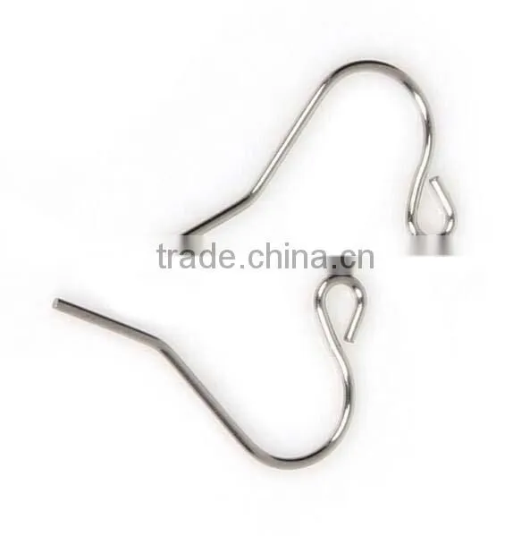Surgical Stainless Steel Plain Ear Wire Earrings Hooks Jewellery Findings Accessories photo-2
