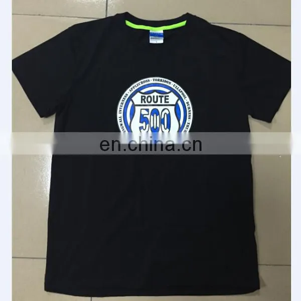 Wholesale Custom Breathable Navy Cotton Tee Shirts photo-3