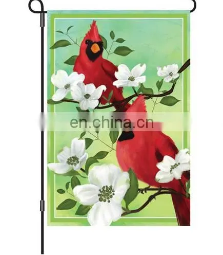 Colorful Flowers Polyester Garden Flag photo-3