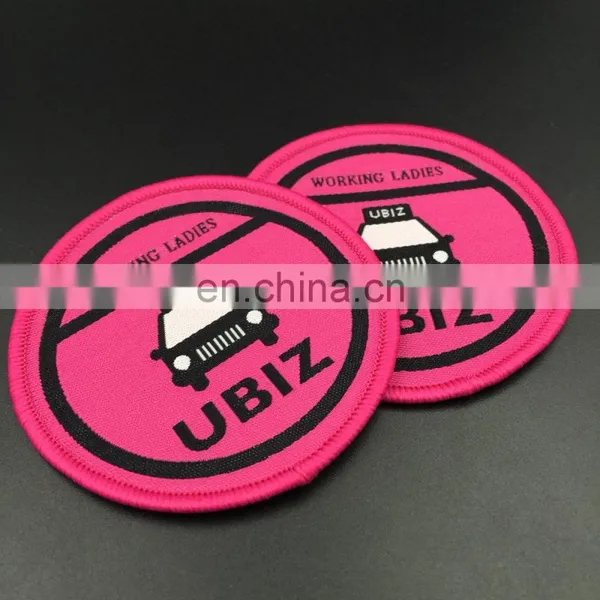 Custom High Quality Woven Patches Woven Tags Woven Badge for Clothing photo-4