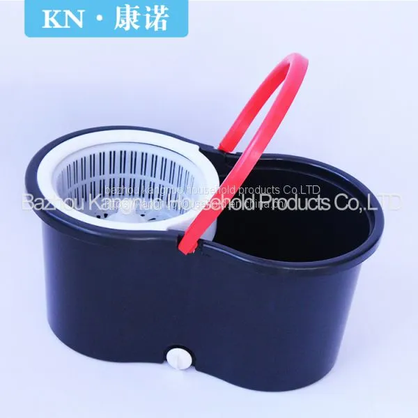 Hot Sales Easy Wring Spin Mop and Bucket System With 2 Mop Heads for Cleaning