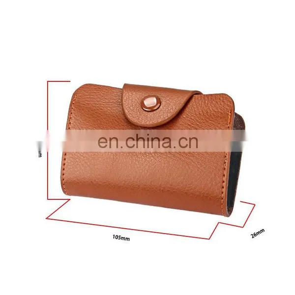 Genuine Leather Credit Card Bag Bank Card Bag Cash Bag photo-5