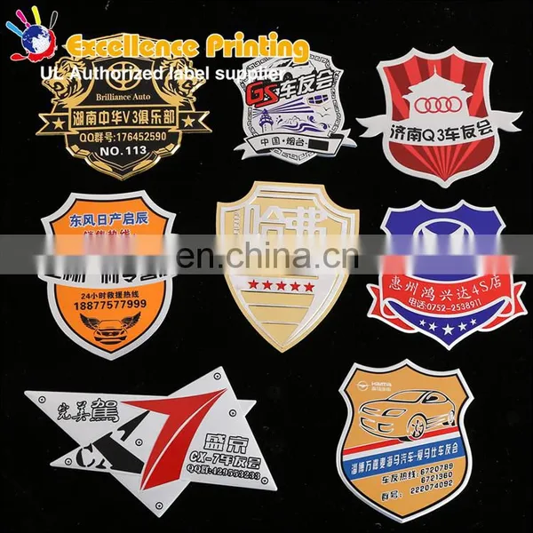 Custom Metal Brand Logo Labels photo-4