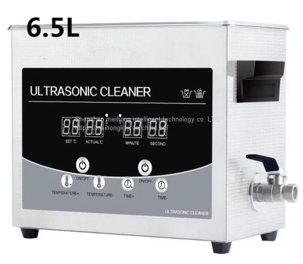 Ultrasonic Cleaning Machine 6.5L Electronic Components Glasses Lab Hardware Small Parts PCB Board Ultrasound Bath Washer
