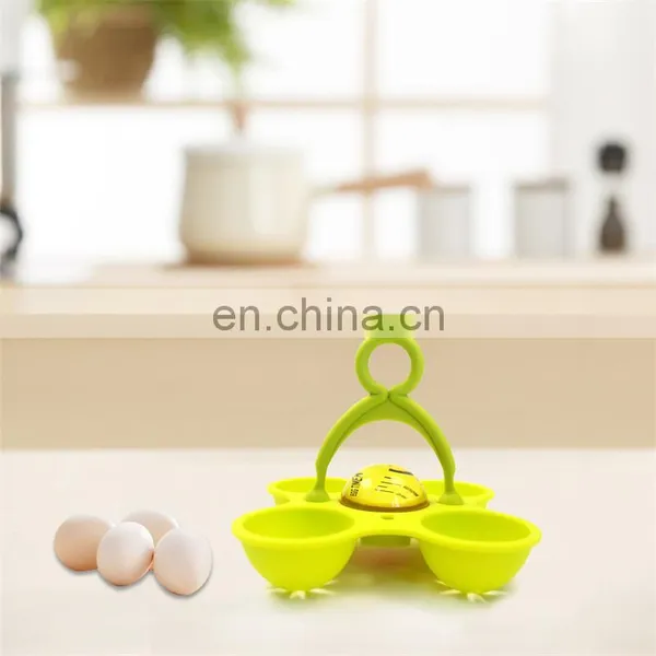 Heat Resistant Nylon Egg Cooker Kitchen Gadget Color Change Egg Timer photo-5