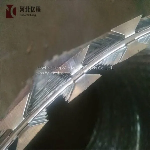 BTO&CBT Anti-rust Galvanized Concertina Razor Wire/Razor Barbed Wire/Razor Wire photo-5