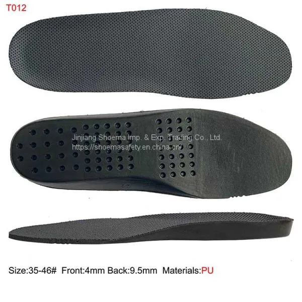 Breathable PU Shoe Insoles With Textile for Making Safety Shoe