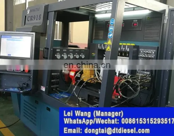 DONGTAI CHINA SUPPLY CR918 Самый передовой стенд для проверки форсунок системы Common Rail photo-3