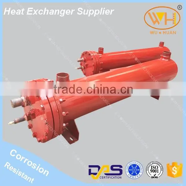 High Quality 186KW Corrosion Resistant Shell and Tube Heat Exchanger for Seawater Heat Exchanging More Economical photo-6