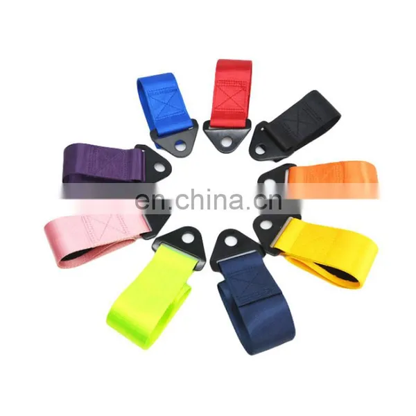 Fashional Colorful Car Tractor Racing Hook Tow Adjustable Strap Auto Spare Parts photo-5