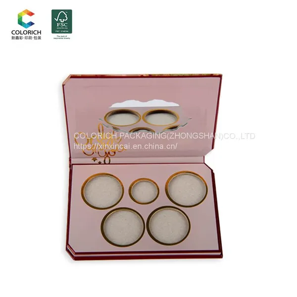 Wholesale Empty Eyeshadow Palette Magnetic Paper Case Makeup Packaging Eyeshadow Container High Pigmented Eyeshadow Palette photo-5