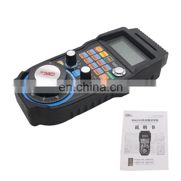 WHB04B-6 6 Axis XHC Usb Wireless Mach3 Remote MPG Pendent CNC Pendant USB Handwheel