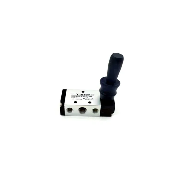 4HA210-06 5 Way 1/8 Inch Air Control Valve Manual Pneumatic Reset Hand Lever Valve photo-2