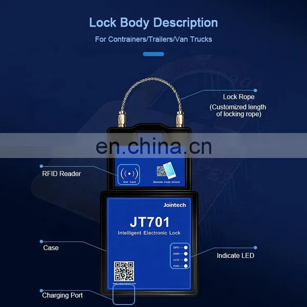 Smart Lock Gps Electronic Padlock Tracker for Cargo Container Gates Receive Real-time Location on Your Phone photo-5