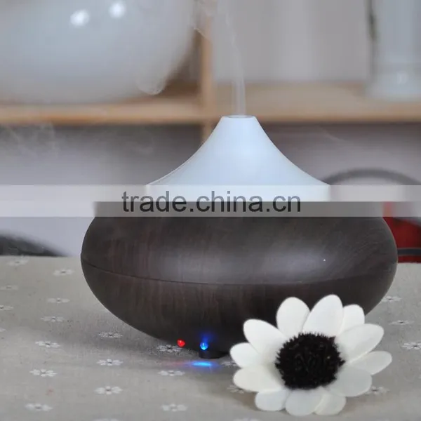 Ultrasonic Aroma Essential Oil Diffuser Dark Wood Grain photo-6