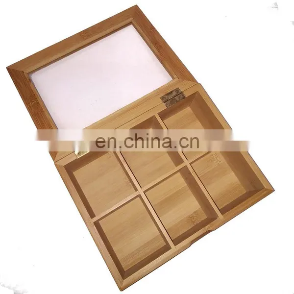 Lockable Wooden Bamboo Kitchen Egg Food Jewellery Make up Decorative Kids Other Storage Boxes & Bins Organizer With Lids photo-2