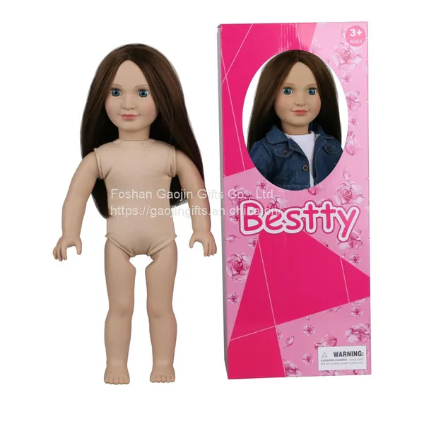 Soft Enamel Simulation Baby Doll 18 Inches Reborn American Girl Doll Can Change at Will Toy Doll photo-2