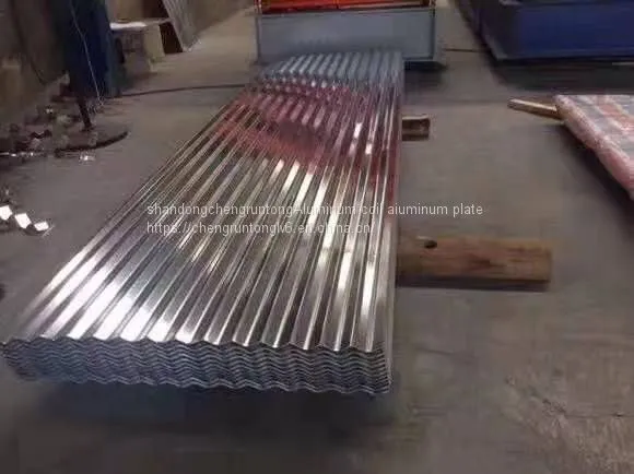 Chengruntong Aluminum 850 Color Coated Aluminum Tile 750 Alloy Aluminum Corrugated Plate 900 Corrugated Plate Fire Resistant Roof With Processing Custom Thickness Models Complete photo-5